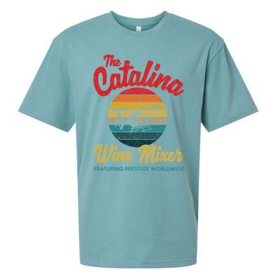 Catalina Wine Mixer Vintage Retro Distressed Sueded Cloud Jersey T-Shirt