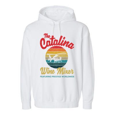 Catalina Wine Mixer Vintage Retro Distressed Garment-Dyed Fleece Hoodie