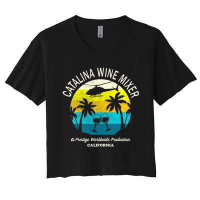 Cata.lina Wine Mixer Party Women's Crop Top Tee