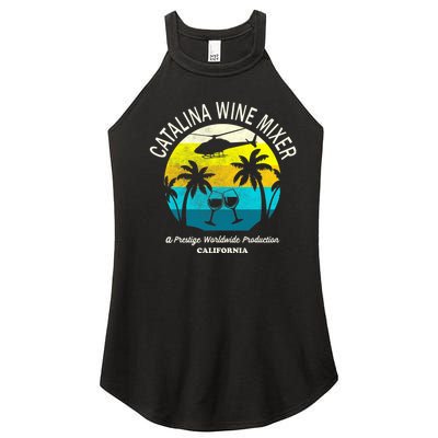 Cata.lina Wine Mixer Party Women’s Perfect Tri Rocker Tank