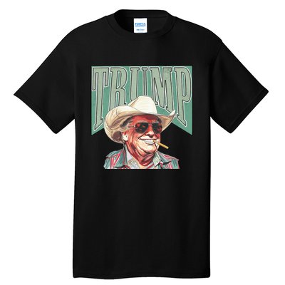 Cowboy Western Make America Great Trump Daddy Tall T-Shirt