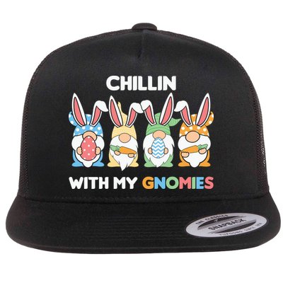 Chillin With My Gnomies Easter Gnome Flatbill Hat