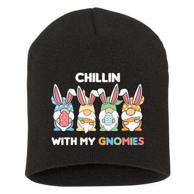 Chillin With My Gnomies Easter Gnome Short Acrylic Beanie