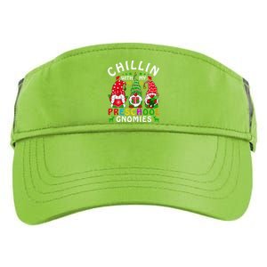 Chillin With My Preschool Gnomies Christmas Teachers Gnomes Great Gift Adult Drive Performance Visor