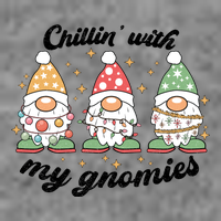 Chillin With My Gnomies Christmas Holiday Womens Tank Top