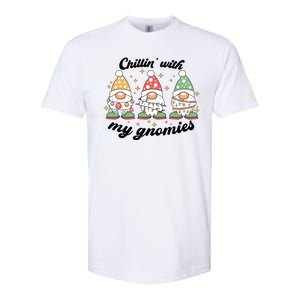 Chillin With My Gnomies Christmas Holiday Softstyle® CVC T-Shirt