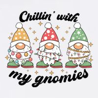 Chillin With My Gnomies Christmas Holiday Cooling Performance Crew T-Shirt