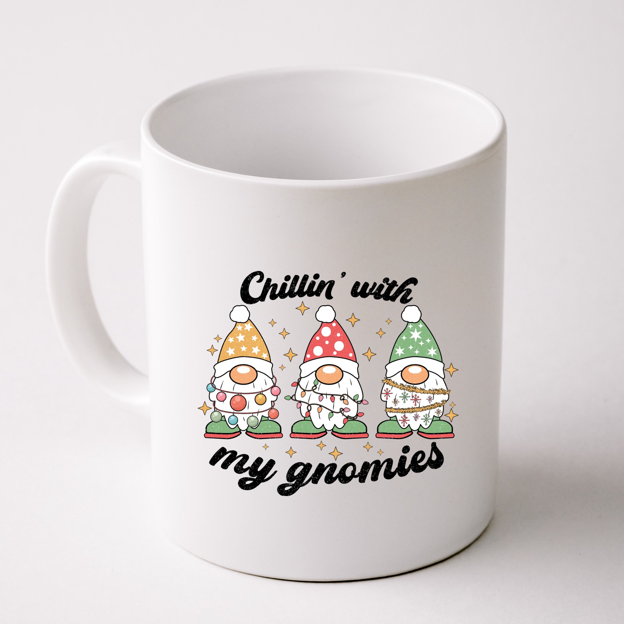 Chillin With My Gnomies Christmas Holiday Mug