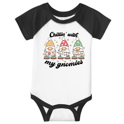 Chillin With My Gnomies Christmas Holiday Infant Baby Jersey Bodysuit