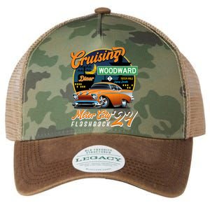 Cruising Woodward Motor City Flashback 2024 Orange Version Legacy Tie Dye Trucker Hat