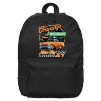 Cruising Woodward Motor City Flashback 2024 Orange Version 16 in Basic Backpack