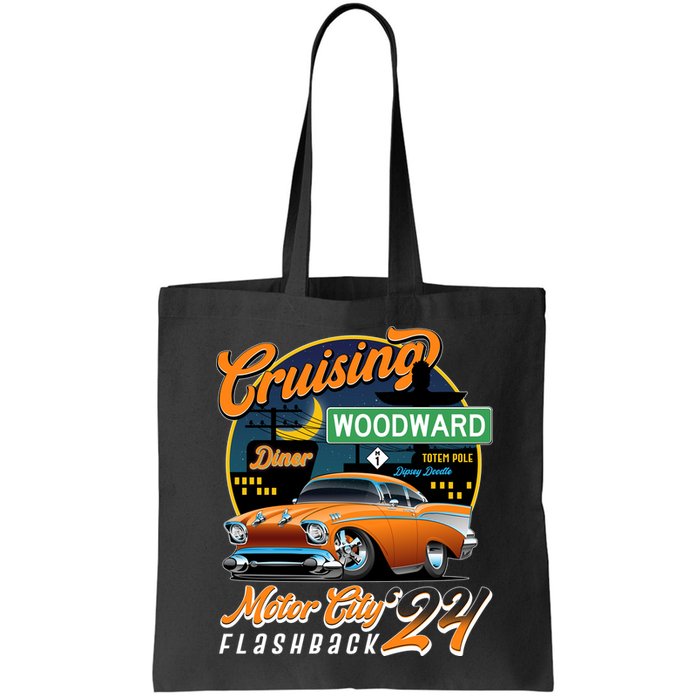 Cruising Woodward Motor City Flashback 2024 Orange Version Bag