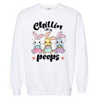 Chillin With My Peeps Garment-Dyed Sweatshirt