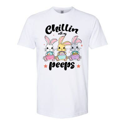 Chillin With My Peeps Softstyle CVC T-Shirt