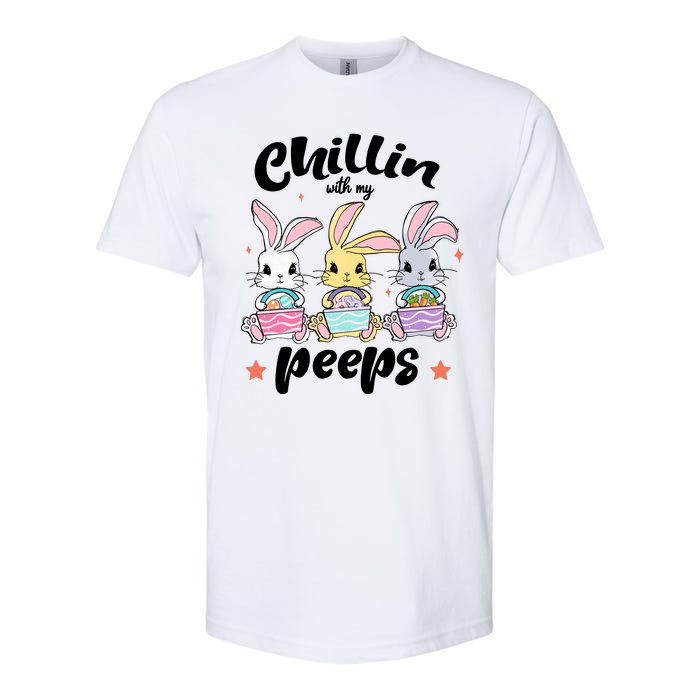 Chillin With My Peeps Softstyle CVC T-Shirt