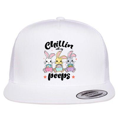 Chillin With My Peeps Flatbill Hat