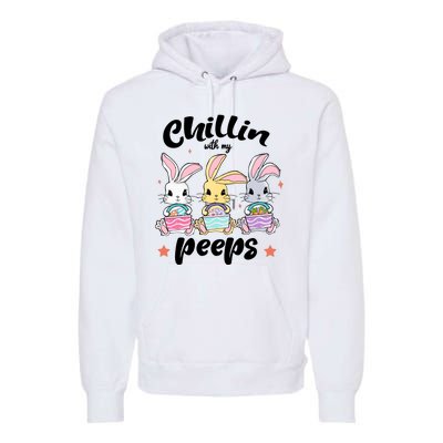 Chillin With My Peeps Premium Hoodie