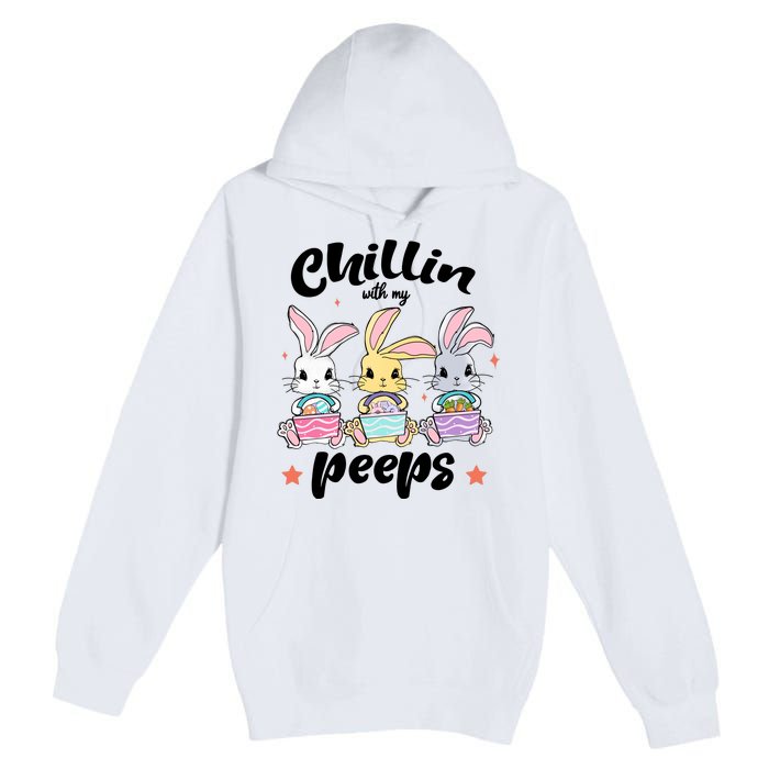 Chillin With My Peeps Premium Pullover Hoodie