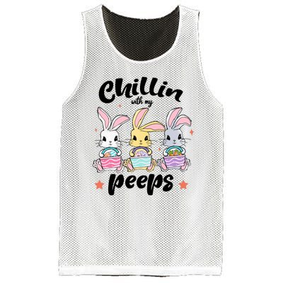 Chillin With My Peeps Mesh Reversible Basketball Jersey Tank