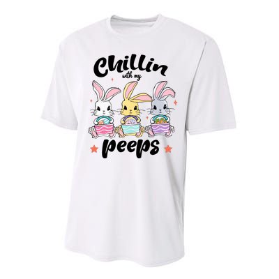 Chillin With My Peeps Performance Sprint T-Shirt