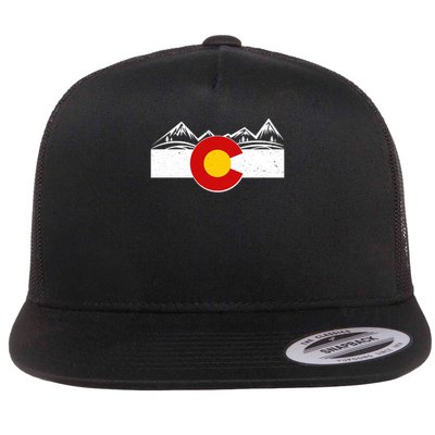 Colorado Wilderness Mountains friends Flat Bill Trucker Hat