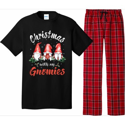 Christmas With My Gnomies Gnomes Christmas Gift Pajama Set