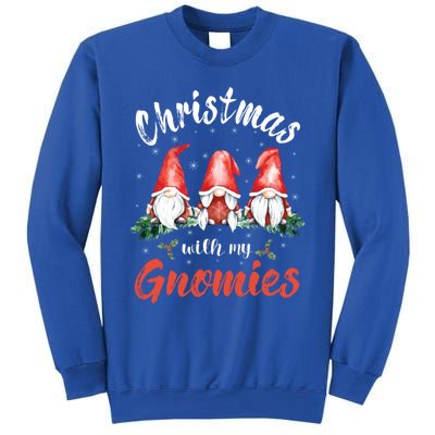 Christmas With My Gnomies Gnomes Christmas Gift Sweatshirt