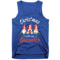 Christmas With My Gnomies Gnomes Christmas Gift Tank Top