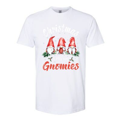 Christmas With My Gnomies Gnomes Christmas Gift Softstyle® CVC T-Shirt