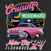 Cruising Woodward Motor City Flashback 2024 Pink Version Adult Drive Performance Visor