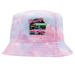 Cruising Woodward Motor City Flashback 2024 Pink Version Tie-Dyed Bucket Hat