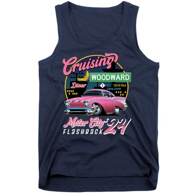 Cruising Woodward Motor City Flashback 2024 Pink Version Tank Top