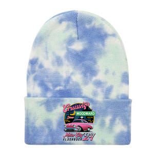 Cruising Woodward Motor City Flashback 2024 Pink Version Tie Dye 12in Knit Beanie