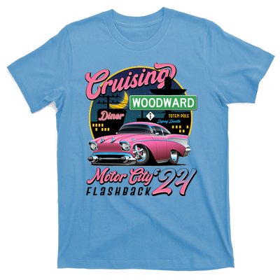 Cruising Woodward Motor City Flashback 2024 Pink Version T-Shirt