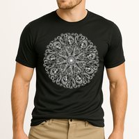 Curse Word Mandala Graphic Cooling Performance Crew T-Shirt