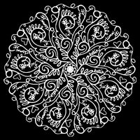 Curse Word Mandala Graphic Cooling Performance Crew T-Shirt