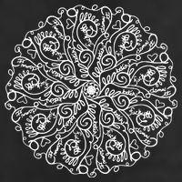 Curse Word Mandala Graphic Adult Drive Performance Visor