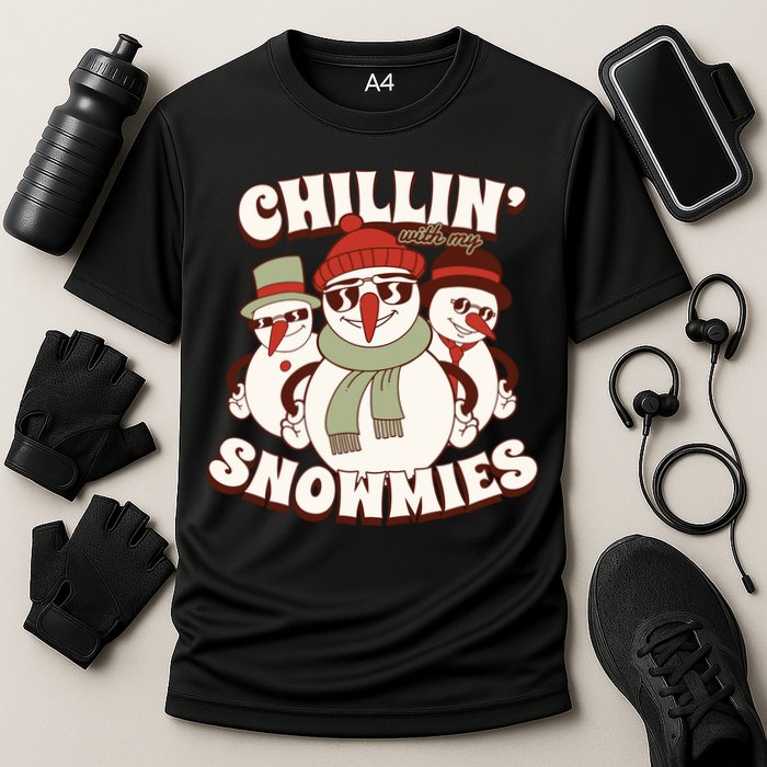 Chillin With My Snowmies Performance Shirt