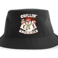Chillin With My Snowmies Sustainable Bucket Hat