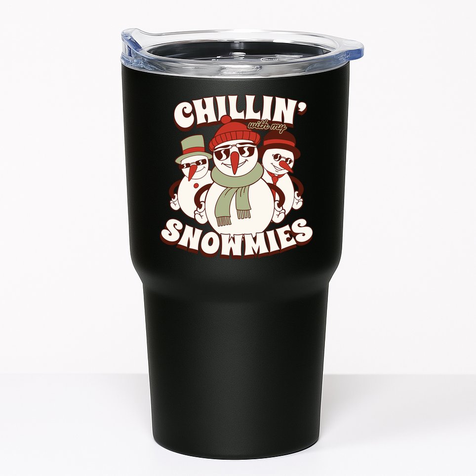Chillin With My Snowmies Tumbler
