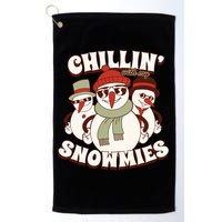 Chillin With My Snowmies Golf Towel