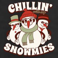 Chillin With My Snowmies Microfiber Hand Towel
