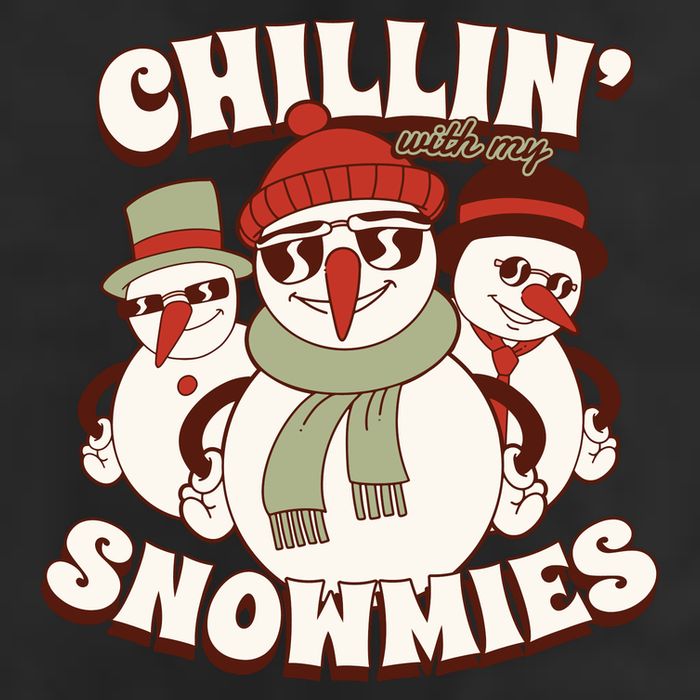 Chillin With My Snowmies Microfiber Hand Towel
