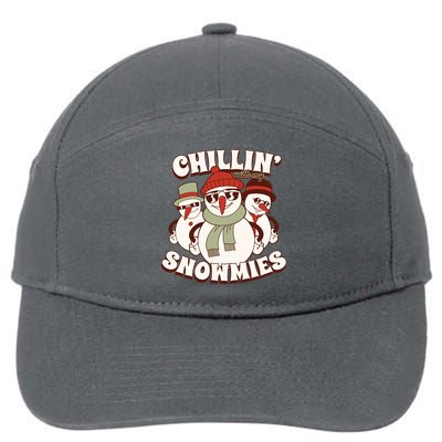 Chillin With My Snowmies 7-Panel Snapback Hat