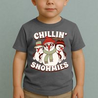 Chillin With My Snowmies Toddler T-Shirt