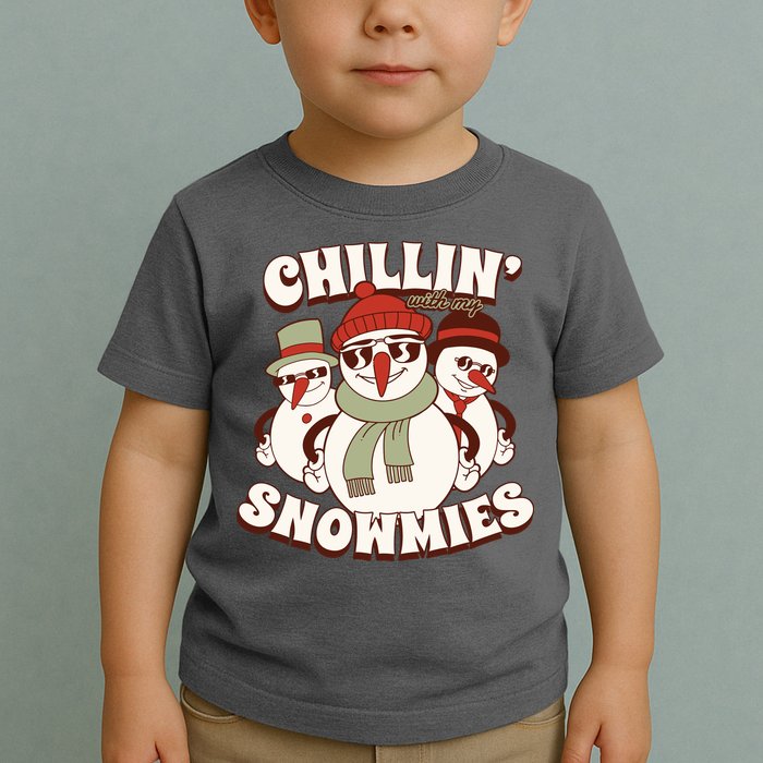 Chillin With My Snowmies Toddler T-Shirt