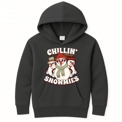 Chillin With My Snowmies Kids Hoodie