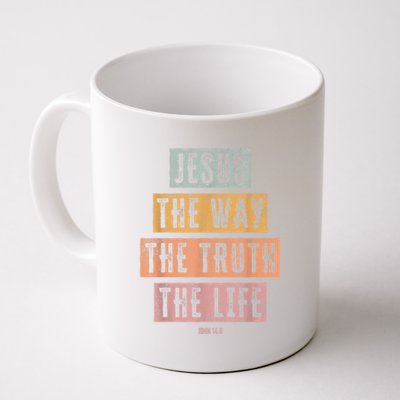 Christian Women Men Jesus The Way Truth Life Coffee Mug