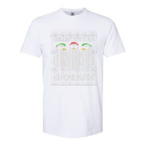 Chillin With My Snowmies Funny Ugly Christmas Softstyle CVC T-Shirt