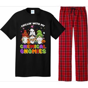 Chillin With My Chemical Gnomies Halloween Gnome Gift Pajama Set